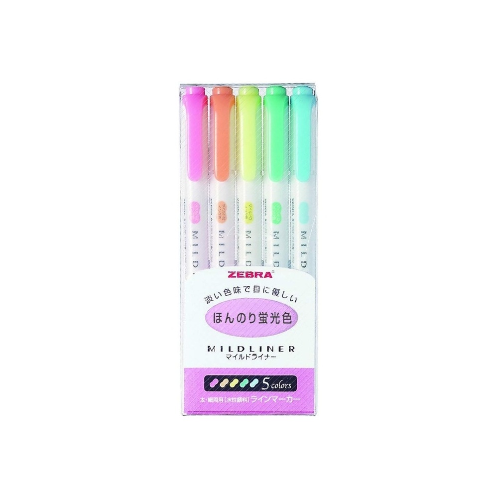 Zebra Mildliner 5ct
